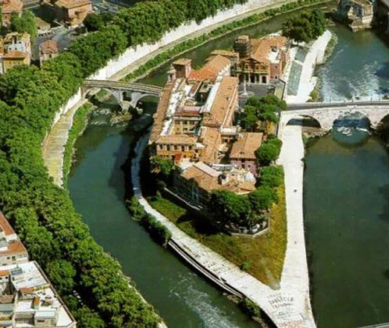 Isola Tiberina, the Origins of the Island-ship in the Center of Rome