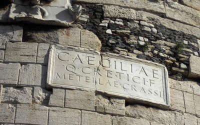 The Mausoleum of Cecilia Metella on the Appia Antica